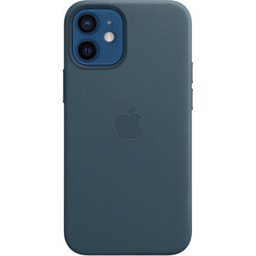 Husa Apple Husa Original Leather iPhone 12 Mini, MagSafe, Baltic Blue