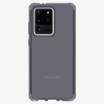 Husa IT Skins Husa Spectrum Clear Samsung Galaxy S20 Ultra Smoke (antishock,antimicrobial)