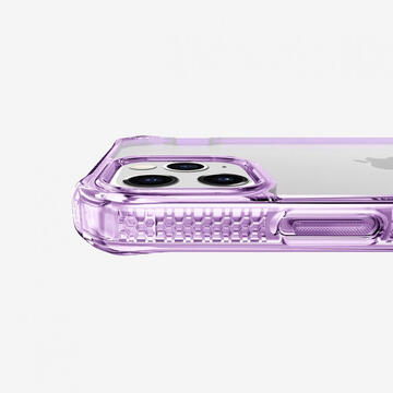 Husa IT Skins Husa Hybrid Clear iPhone 12 / 12 Pro Light Purple &amp; Transparent (antishock)