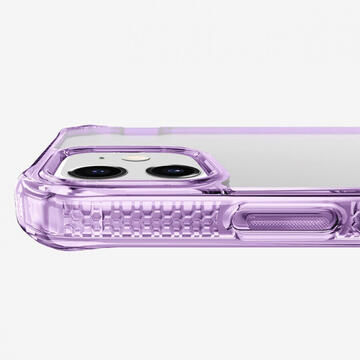 Husa IT Skins Husa Hybrid Clear iPhone 12 Mini Light Purple &amp; Transparent (antishock)