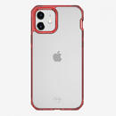 Husa IT Skins Husa Hybrid Clear iPhone 12 Mini Red &amp; Transparent (antishock)