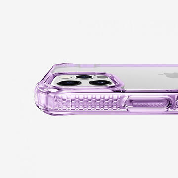 Husa IT Skins Husa Hybrid Clear iPhone 12 Pro Max Light Purple &amp; Transparent (antishock)
