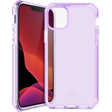Husa IT Skins Husa Spectrum Clear iPhone 12 / 12 Pro Light Purple (antishock,antimicrobial)