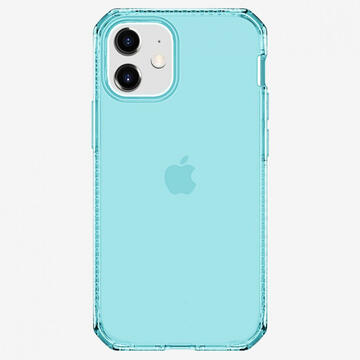 Husa IT Skins Husa Spectrum Clear iPhone 12 / 12 Pro Light Blue (antishock,antimicrobial)