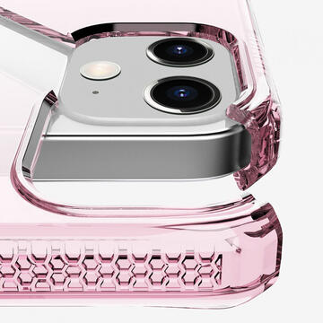 Husa IT Skins Husa Spectrum Clear iPhone 12 Mini Light Pink (antishock,antimicrobial)