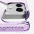 Husa IT Skins Husa Spectrum Clear iPhone 12 Mini Light Purple (antishock,antimicrobial)
