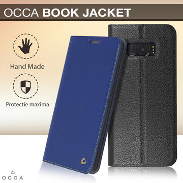 Husa Occa Husa Book Jacket iPhone SE 2020 / 8 / 7 Red (piele naturala)