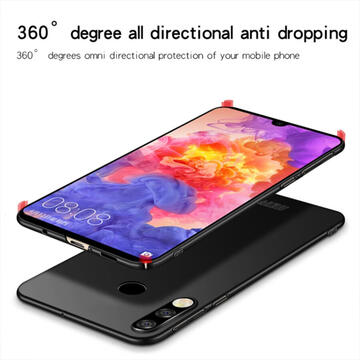 Husa Mofi Husa Frosted Ultra Thin Huawei P Smart (2019) Red (anti-amprente, 360°)