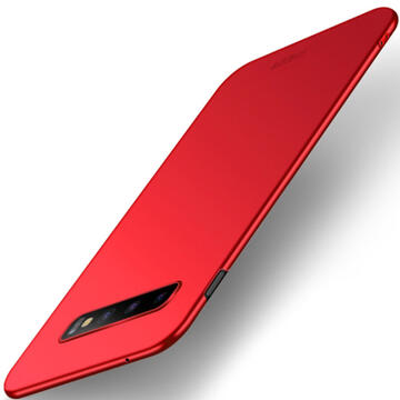 Husa Mofi Husa Frosted Ultra Thin Samsung Galaxy S10 G973 Red (anti-amprente, 360°)