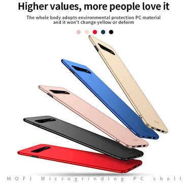 Husa Mofi Husa Frosted Ultra Thin Samsung Galaxy S10 G973 Red (anti-amprente, 360°)