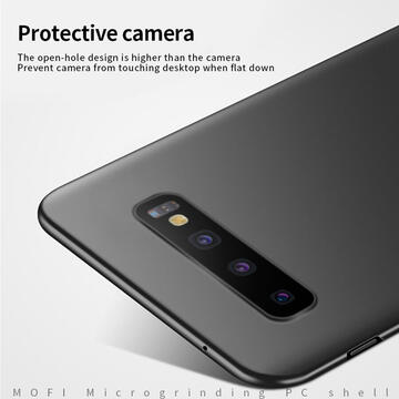 Husa Mofi Husa Frosted Ultra Thin Samsung Galaxy S10 G973 Black (anti-amprente, 360°)