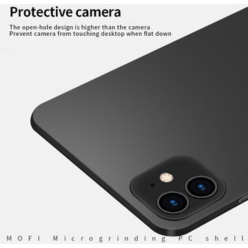 Husa Mofi Husa Frosted Ultra Thin iPhone 12 / 12 Pro Black (anti-amprente, 360°)