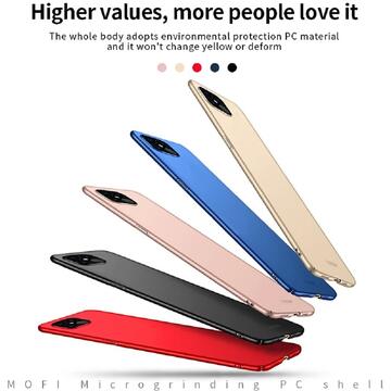 Husa Mofi Husa Frosted Ultra Thin iPhone 12 Pro Max Red (anti-amprente, 360°)