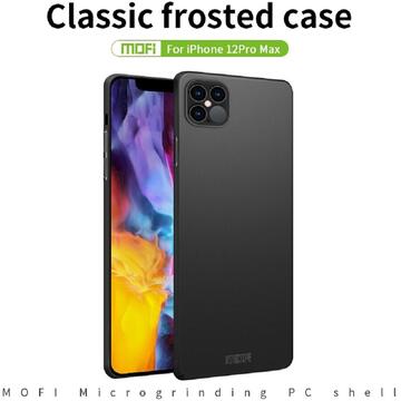 Husa Mofi Husa Frosted Ultra Thin iPhone 12 Pro Max Black (anti-amprente, 360°)