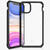 Husa IT Skins Husa Hybrid Solid iPhone 11 Plain Black &amp; Transparent (antishock)