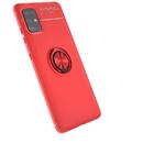Husa Lenuo Husa Shockproof TPU Samsung Galaxy A51 Red (suport ring)