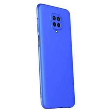 Husa GKK Husa Protection Case 360 Xiaomi Redmi Note 9 / Redmi 10X 4G Albastru (din 3 piese)