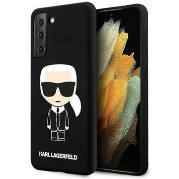 Husa Karl Lagerfeld Husa Silicon Ikonik Samsung Galaxy S21 G991 Negru