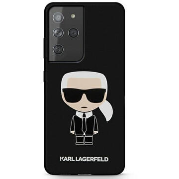 Husa Karl Lagerfeld Husa Silicon Ikonik Samsung Galaxy S21 Ultra G998 Negru