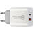 Incarcator de retea Lemontti Incarcator Retea PD Type-C + USB Quick Charge 20W Alb (output USB + Type-C 3.4A max, QC3.0)