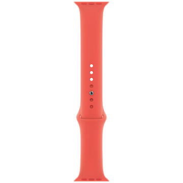 Apple Curea Original Sport Band Apple Watch 38mm / 40mm Pink Citrus (marime S/M &amp; M/L) (Seasonal Fall 2020)