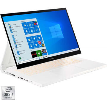 Notebook Acer 15.6'' ConceptD 3 Ezel CC315-72G FHD IPS Touch  i7-10750H 16GB DDR4 1TB SSD GeForce GTX 1650 4GB Win 10 Pro White