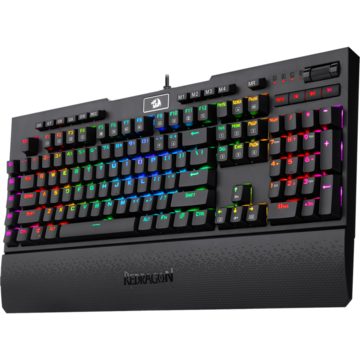 Tastatura Redragon Gaming mecanica Brahma PRO iluminare RGB neagra