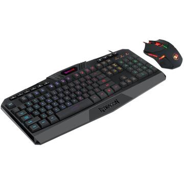 Tastatura Kit tastatura si mouse Redragon S101 negru