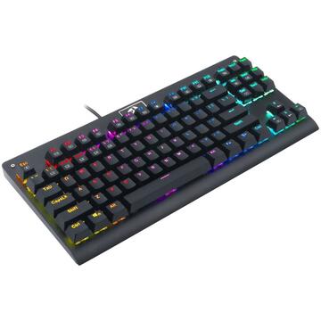 Tastatura Redragon Gaming Dark Avenger neagra iluminare RGB
