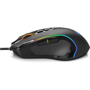 Mouse Redragon Gaming Predator negru iluminare RGB
