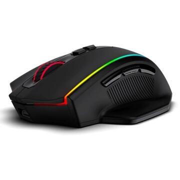 Mouse Redragon Gaming wireless si cu fir Vampire Elite negru iluminare RGB