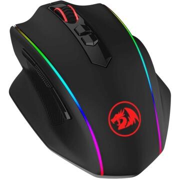 Mouse Redragon Gaming wireless si cu fir Vampire Elite negru iluminare RGB