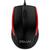 Mouse DeLux M321 negru cu rosu
