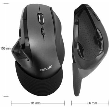 Mouse DeLux M910 negru