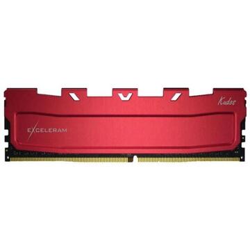 Memorie Exceleram DIMM DDR4 16GB 3600Mhz (1x 16GB) Red Kudos cu radiator rosu