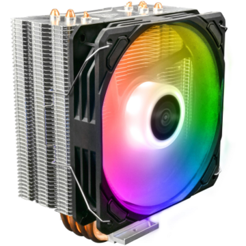 Gamdias Cooler procesor Boreas E1 410 ilumninare RGB