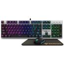Tastatura Kit tastatura mecanica si mouse Gamdias Hermes E1C neagra iluminare RGB