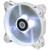 Ventilator ID-Cooling SF-12025 transparent iluminare alba
