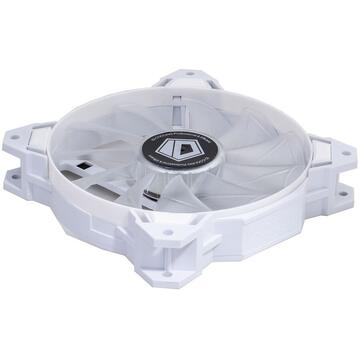 Ventilator ID-Cooling SF-12025 transparent iluminare alba