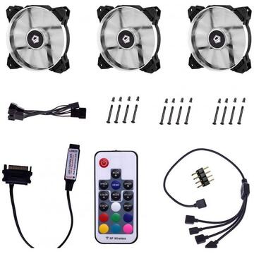 ID-Cooling VentilatorSF-12025 RGB set 3 ventilatoare