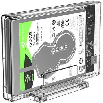 HDD Rack Rack HDD Orico 2159C3 USB 3.1 2.5â transparent