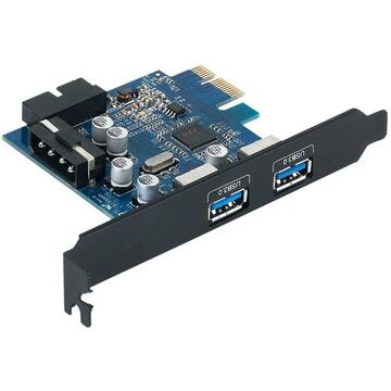 Adaptor Orico PVU3-2O2I 2 Port-uri USB 3.0 PCI-Express Card