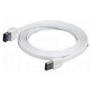 Cablu prelungitor Orico CYU3-10 USB 3.0 Type-A plat alb 1 m