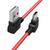 Cablu USB Orico TCW-10 Right-angled Type-A- Type-C rosu