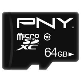 Card memorie PNY MicroSD 64GB SDU64G10PPLMOB-EF