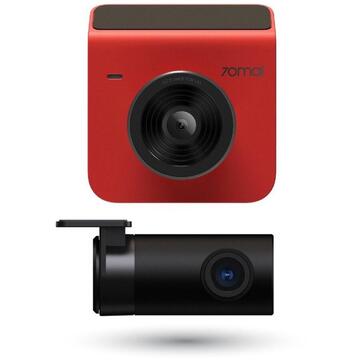 Camera video auto Xiaomi 70Mai Dash A400 + Read Cam Set RC09 Red