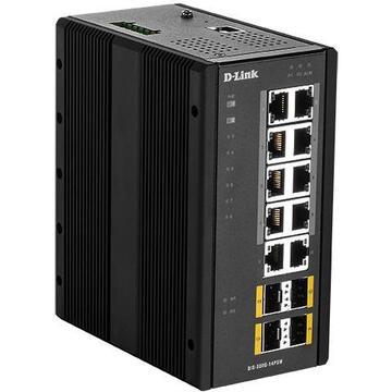 Switch D-Link DIS-300G-14PSW 14 porturi