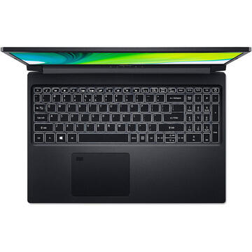 Notebook Acer Gaming 15.6'' Aspire 7 A715-41G FHD IPS 5 3550H 8GB DDR4 256GB SSD GeForce GTX 1650 4GB No OS Charcoal Black