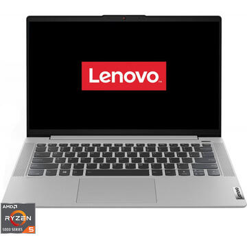 Notebook Lenovo 14'' IdeaPad 5 14ALC05 FHD IPS  5500U 8GB DDR4 512GB SSD Radeon No OS Platinum Grey