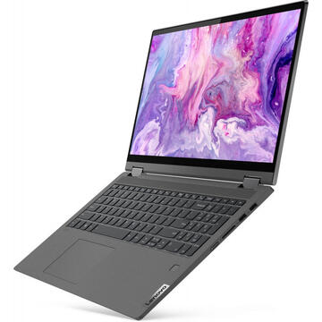 Notebook Lenovo 15.6'' IdeaPad Flex 5 15ALC05 FHD IPS Touch AMD Ryzen 7 5700U 16GB DDR4 512GB SSD Radeon Win 10 Home Graphite Grey
